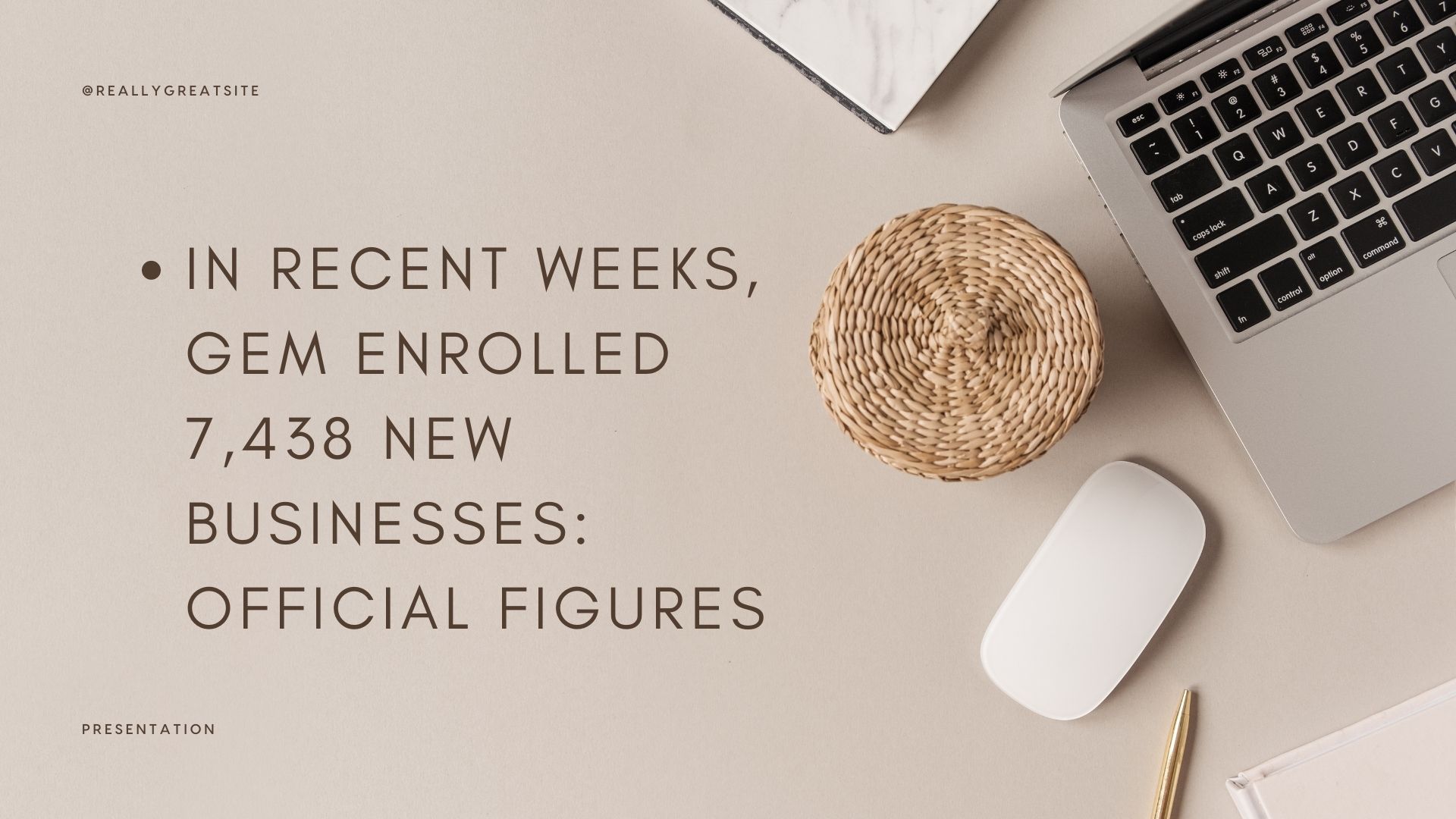 In recent weeks, GeM enrolled 7,438 new businesses official figures